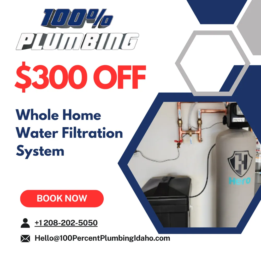 Affordable water heater service for homes in Meridian, ID by 100 Percent Plumbing Boise Idaho