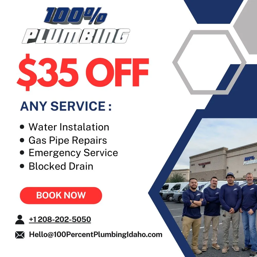 Top-rated drain cleaning experts serving Meridian, ID - 100 Percent Plumbing Boise Idaho