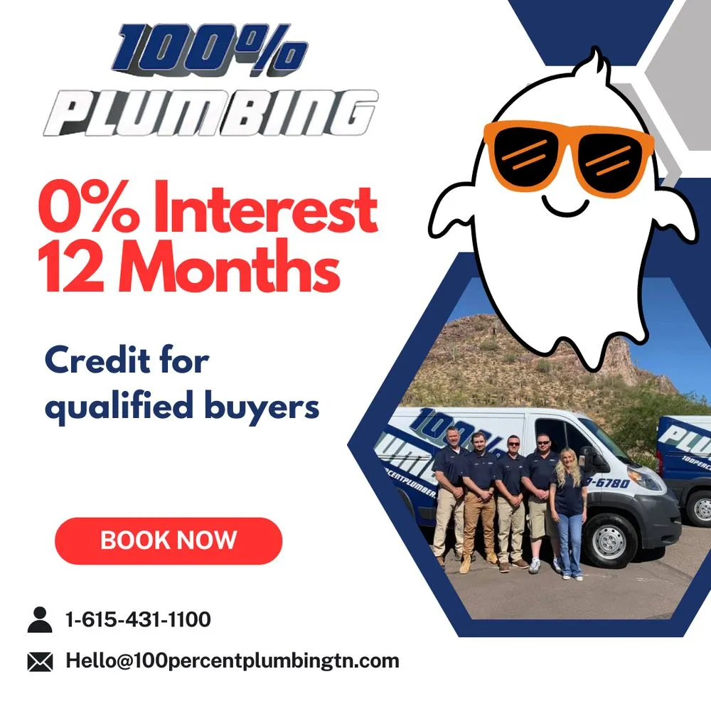 Expert drain cleaning service in Mt. Juliet, TN - 100 Percent Plumbing