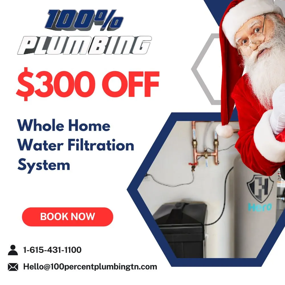 Emergency plumbing repair service in Mt. Juliet, TN - 100 Percent Plumbing