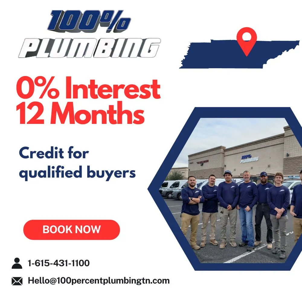 Affordable pipe repair for homes in Mt. Juliet, TN by 100 Percent Plumbing