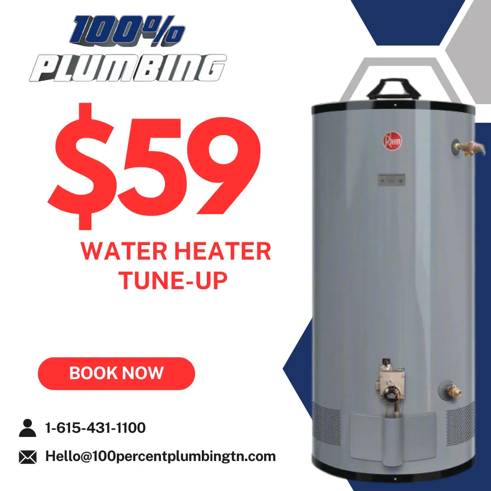 Professional plumbing repair in Mt. Juliet, TN by 100 Percent Plumbing