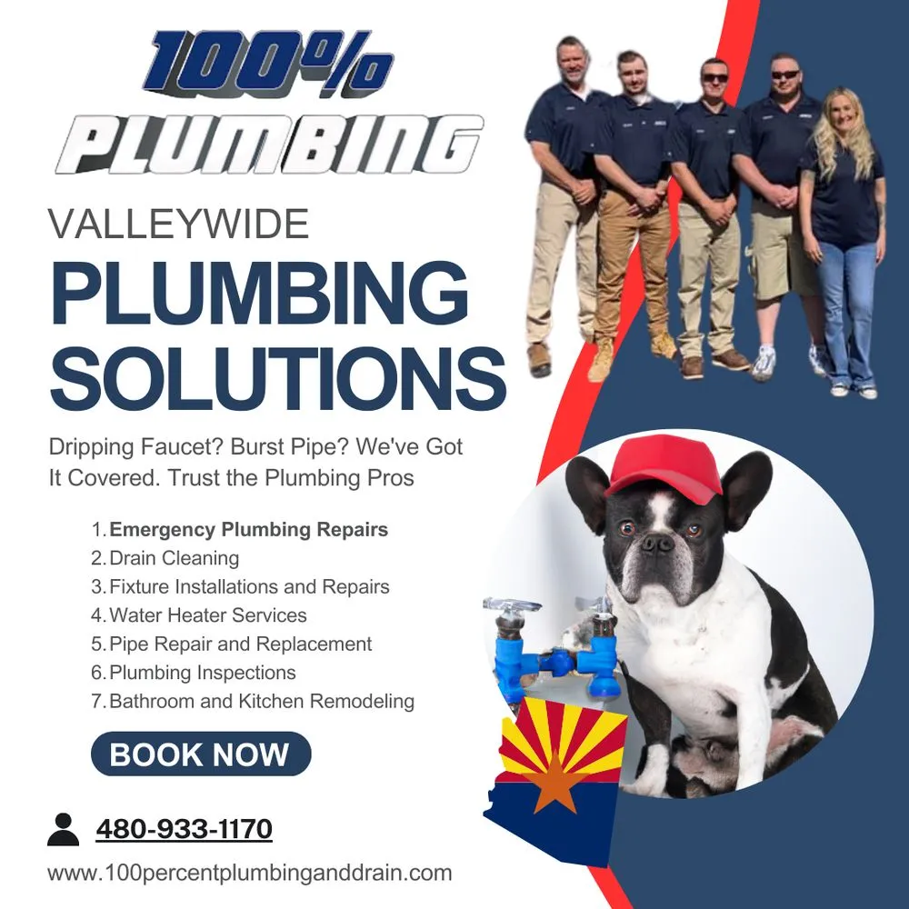 Expert emergency plumbing for homes in Nashville, TN by 100 Percent Plumbing