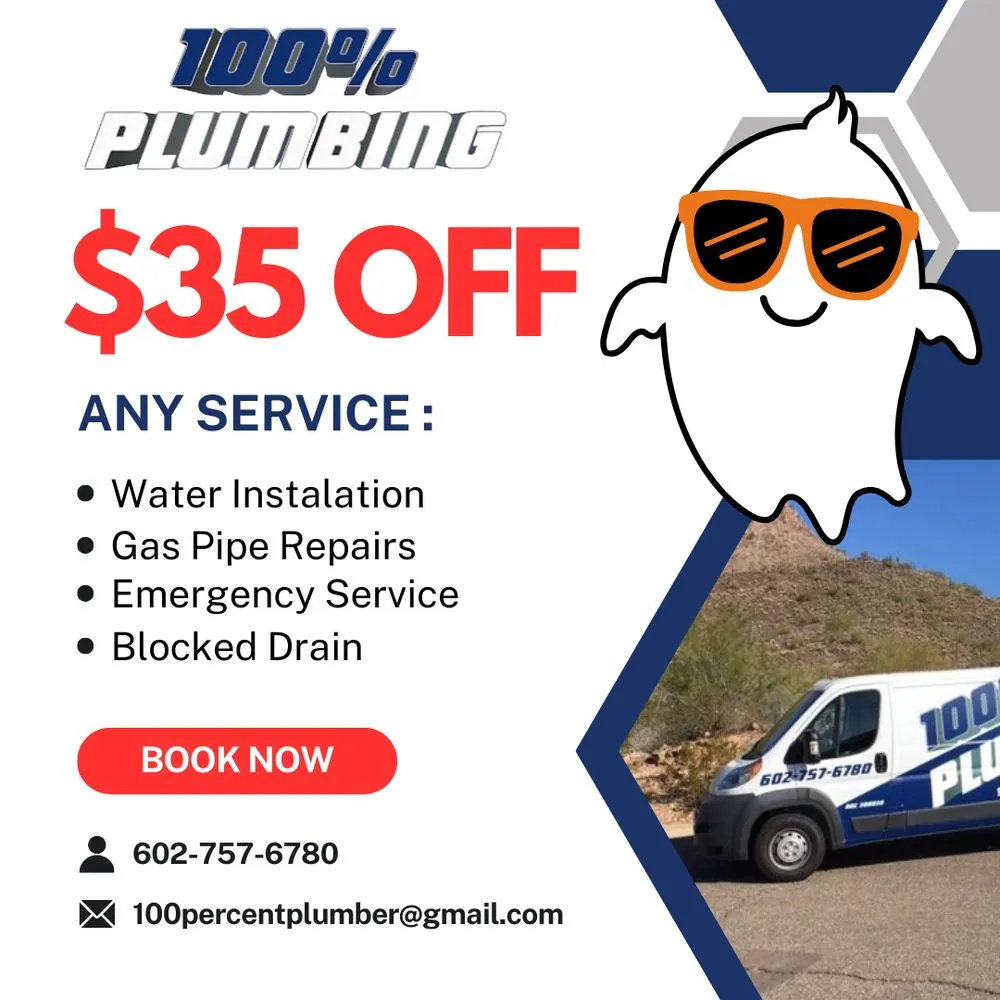 Emergency drain cleaning for homes in Nashville, TN by 100 Percent Plumbing