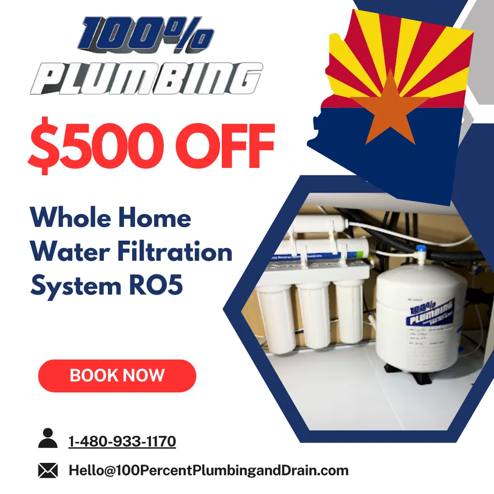 Slide of 100% Plumbing & Drain