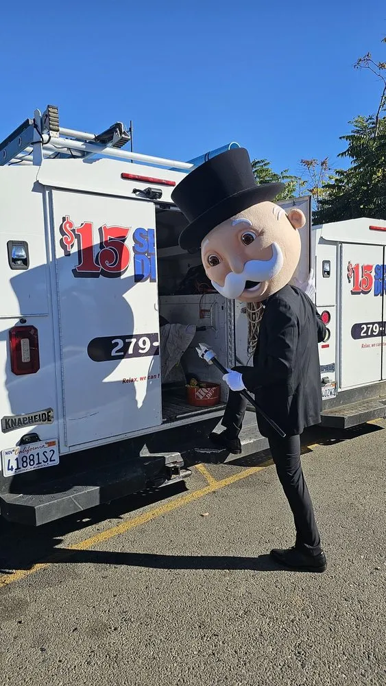 Slide of $15 Dollar Sewer and Drain