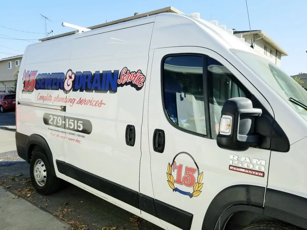 Slide of $15 Dollar Sewer and Drain