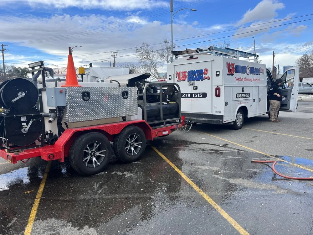 Slide of $15 Sewer & Drain Service