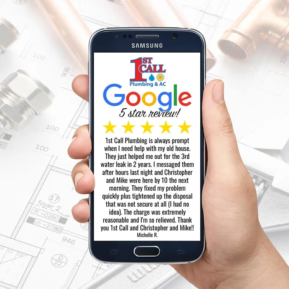 Slide of 1st Call Plumbing & AC