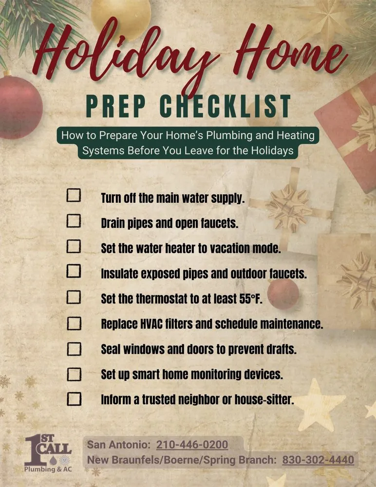 Slide of 1st Call Plumbing & AC