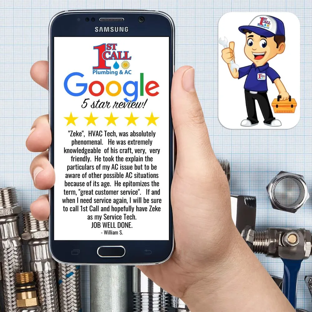 Slide of 1st Call Plumbing & AC