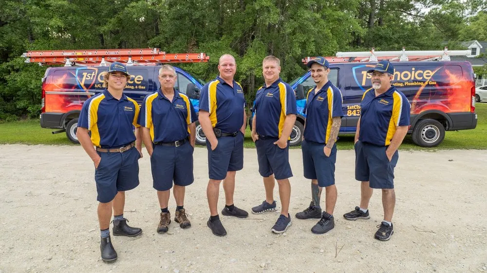 Top-rated water heater service experts serving Charleston, SC - 1st Choice AC Heating Plumbing & Gas