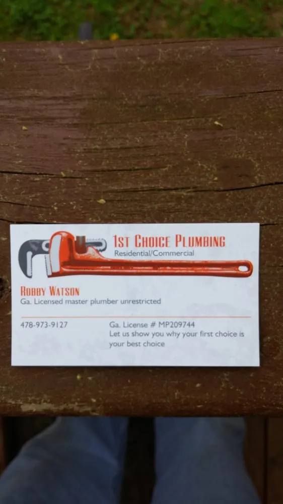Slide of 1st Choice Plumbing
