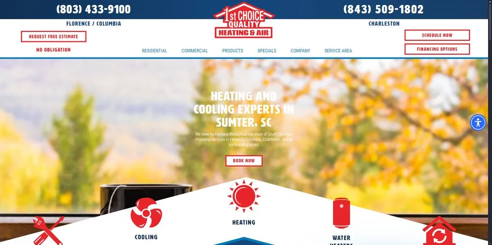 Slide of 1st Choice Quality Heating & Air