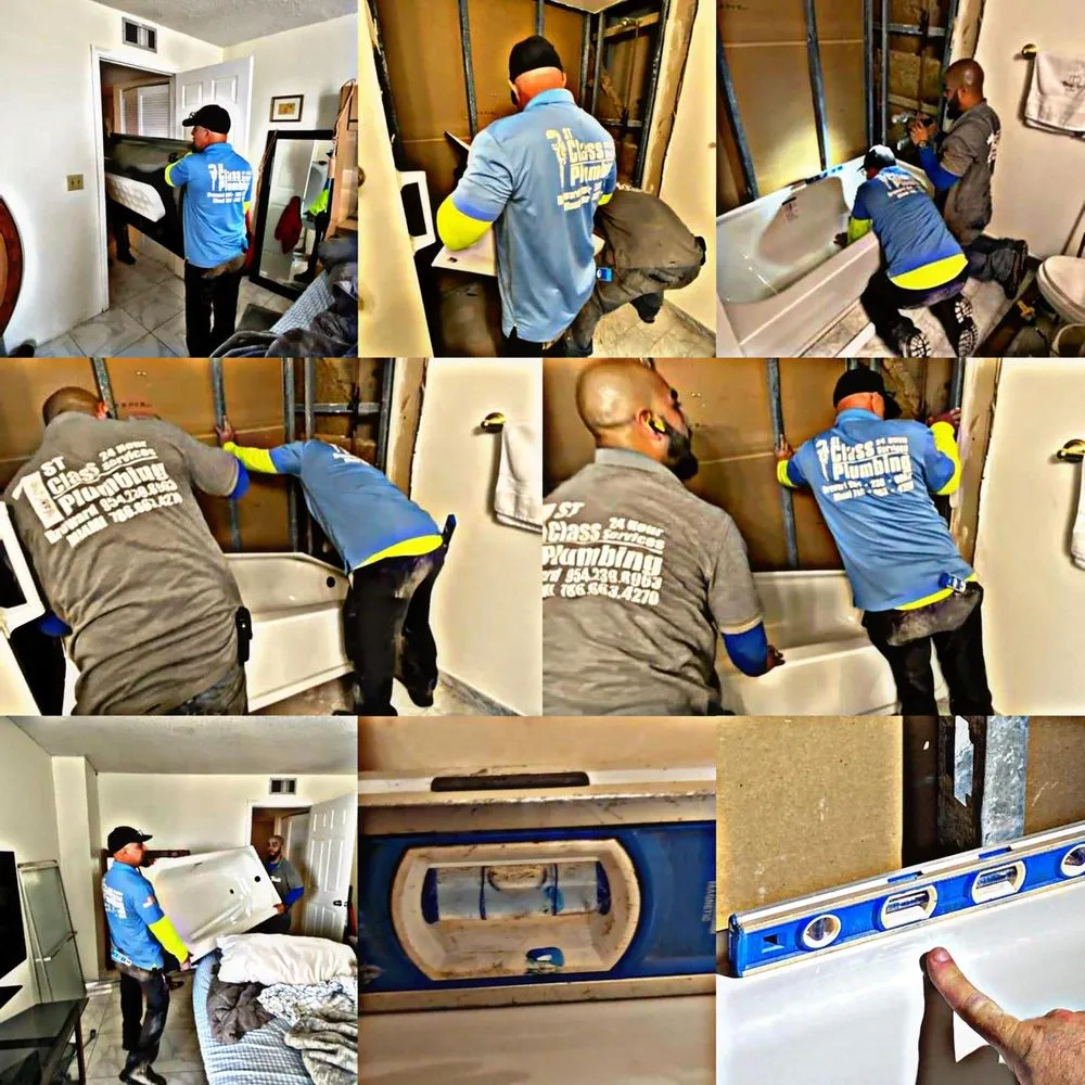 Slide of 1st Class Plumbing South Florida