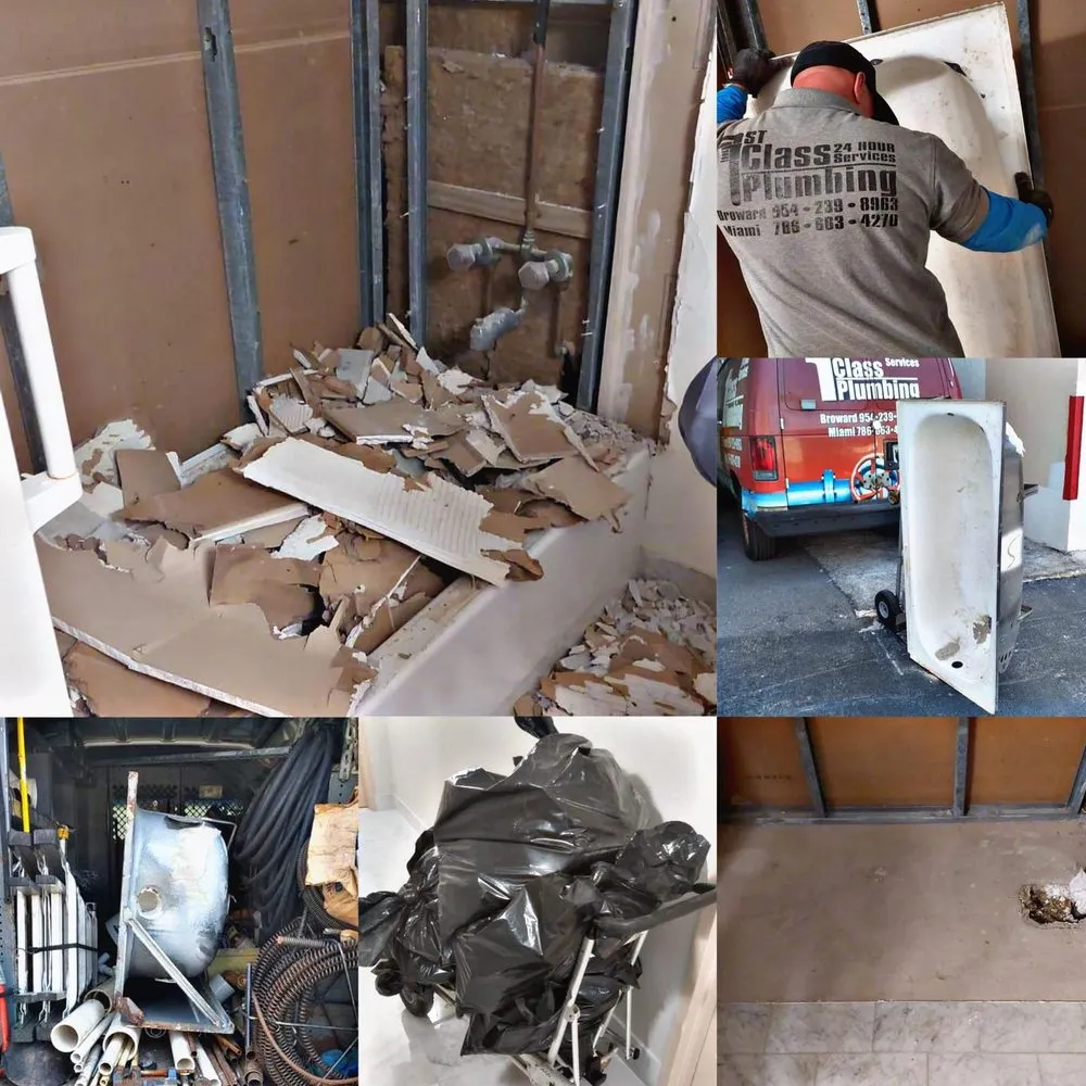 Slide of 1st Class Plumbing South Florida