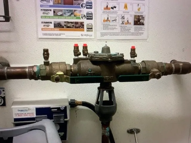 Slide of 1st Connection Backflow