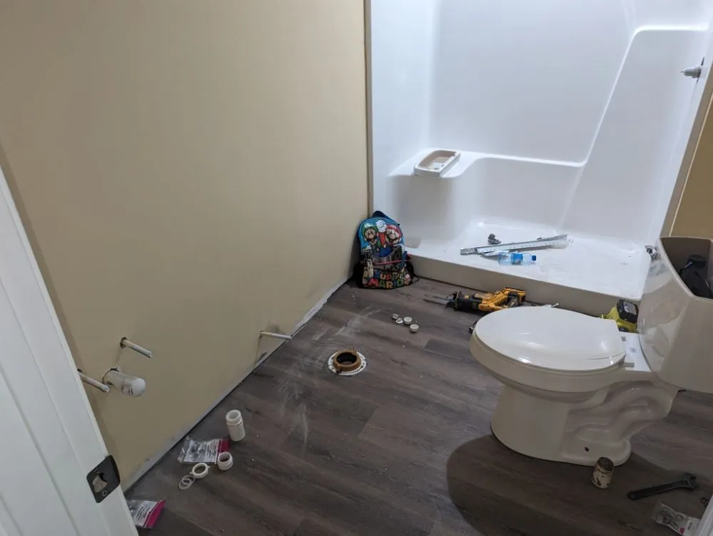 Slide of 1st Flush Plumbing