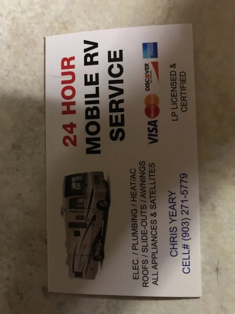 Slide of 24 Hour Mobile RV Service