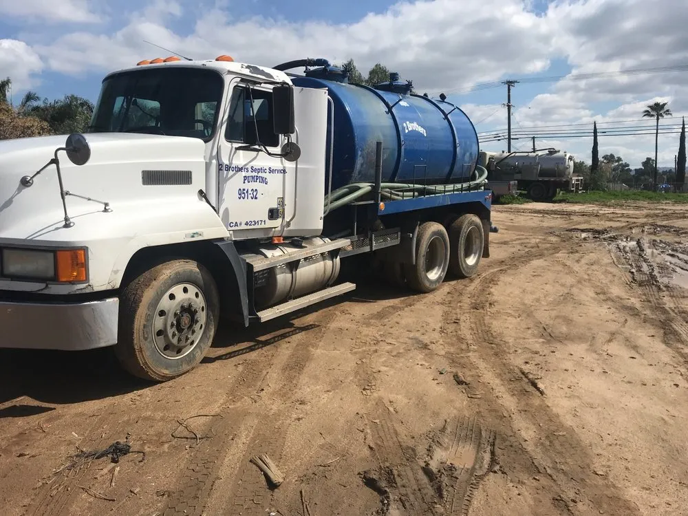 Slide of 2brother septic tank service & pumping