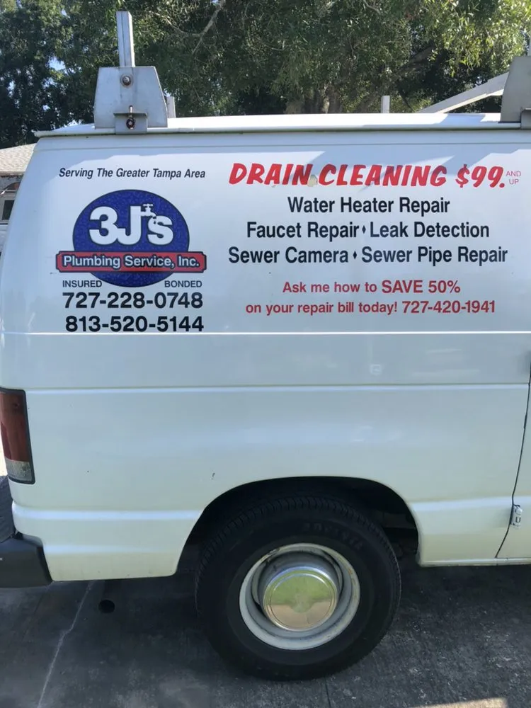 Slide of 3 J's Plumbing Service