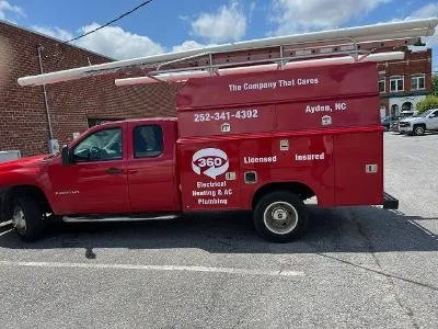 Slide of 360 Electrical, Heating and Air, and Plumbing Services