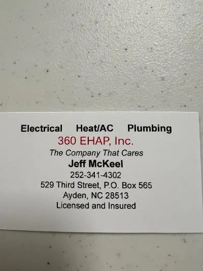 Slide of 360 Electrical, Heating and Air, and Plumbing Services