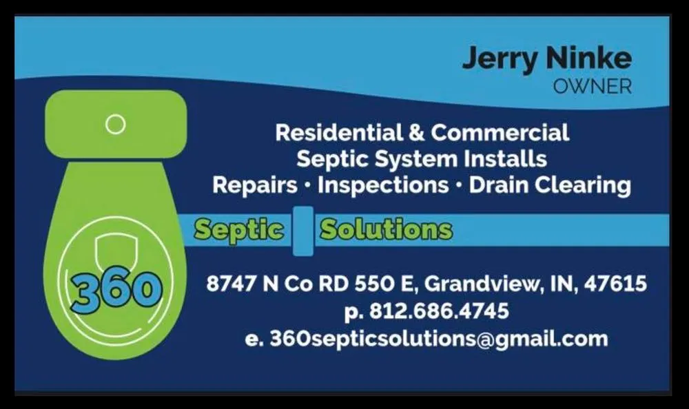 Reliable emergency plumbing in Grandview, IN by 360 Septic Solutions