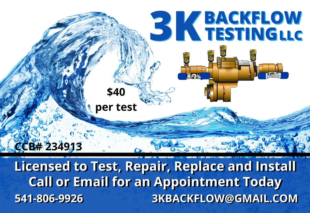 Slide of 3K Backflow Testing