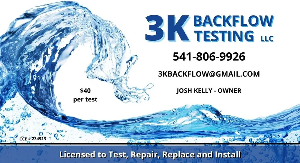 Slide of 3K Backflow Testing