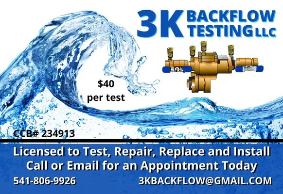 3K Backflow Testing