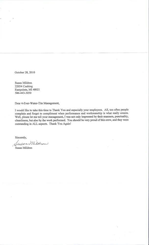 Slide of 4-Ever Water-Tite