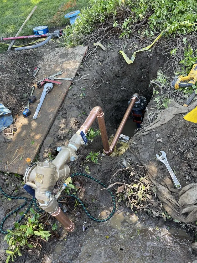 Slide of 4th of July Backflow Testing