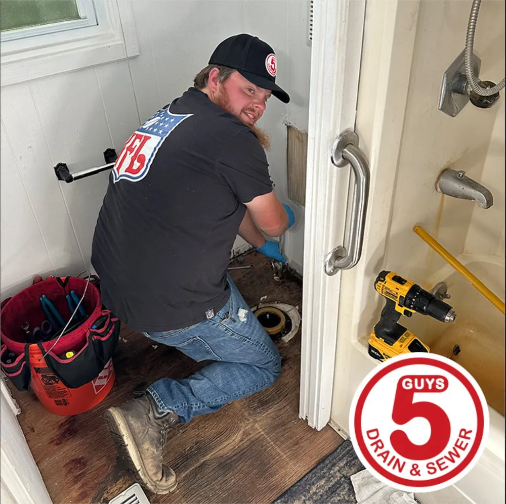 Slide of 5 Guys Drain & Sewer