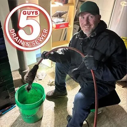 Slide of 5 Guys Drain & Sewer