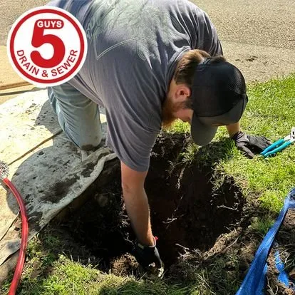 Slide of 5 Guys Drain & Sewer