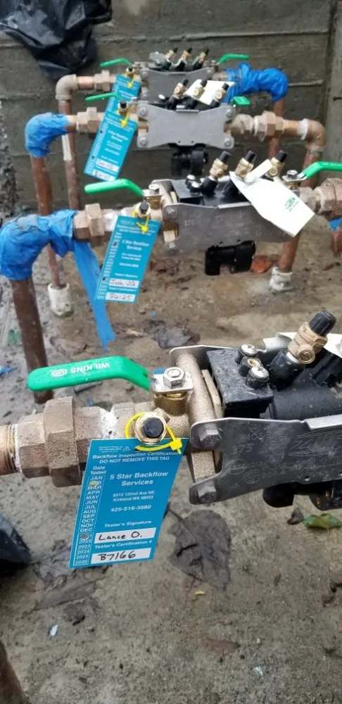 Slide of 5 Star Backflow Services