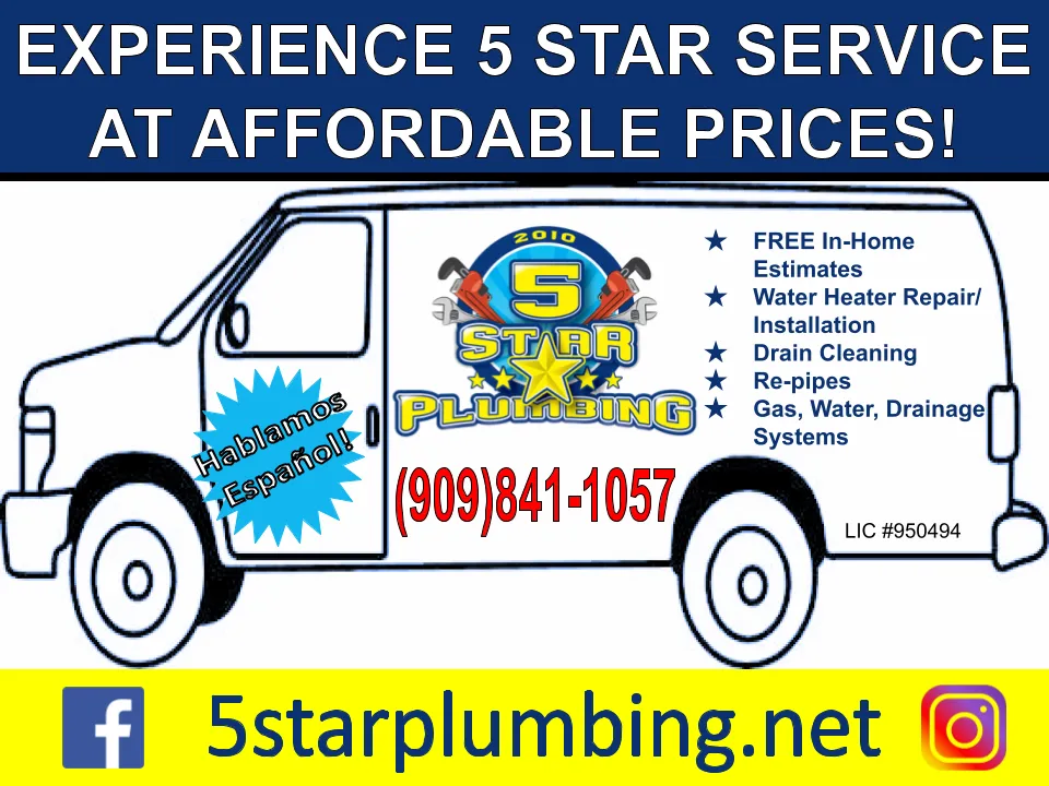 Slide of 5 Star Plumbing