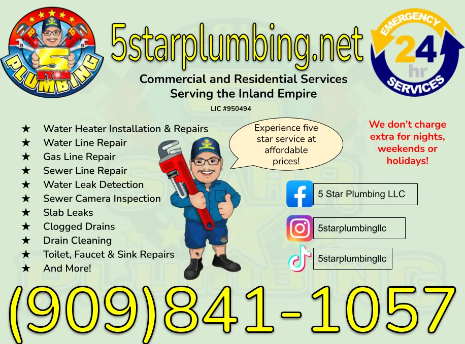 Slide of 5 Star Plumbing