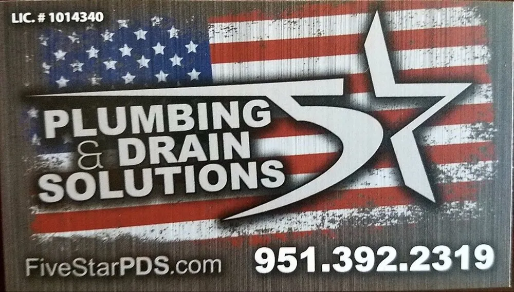 Expert drain cleaning for homes in Hemet, CA by 5 Star Plumbing, Heating & Air