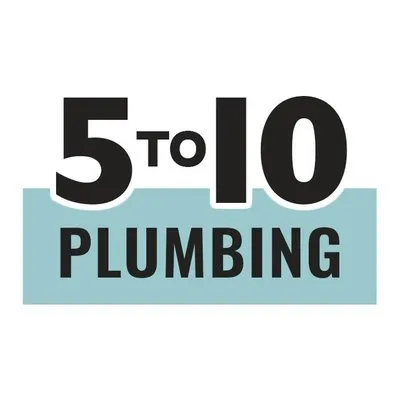 5 to 10 Plumbing Logo