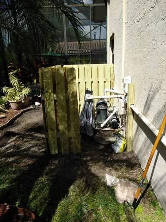 Slide of $60 Fence and Handyman