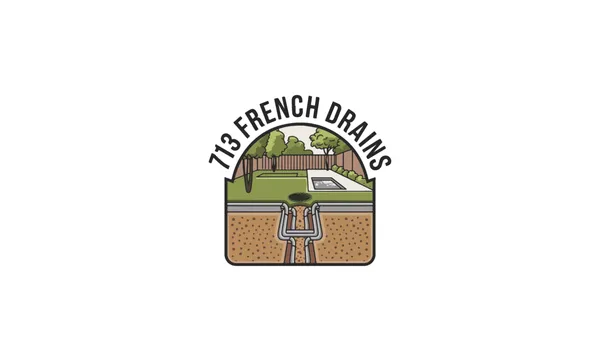 713 French Drains Logo