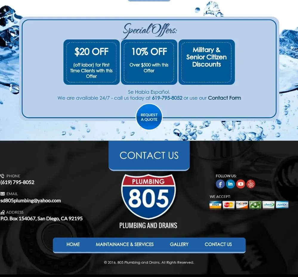 Slide of 805 Plumbing And Drains