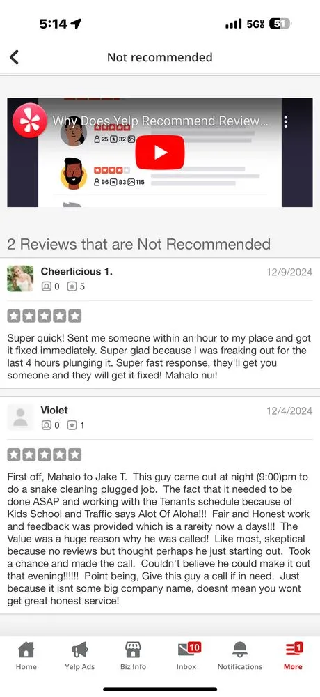 Slide of 808 Drain Cleaners