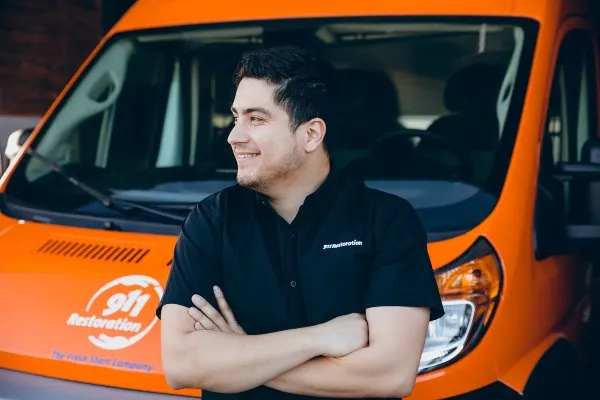 Slide of 911 Restoration of Fresno