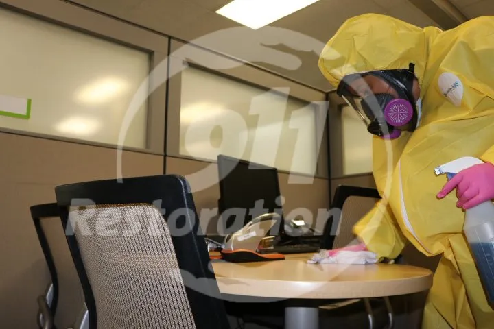 Slide of 911 Restoration of Naples