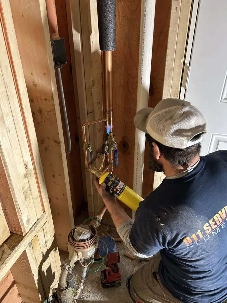 Slide of 911 Service Plumbing