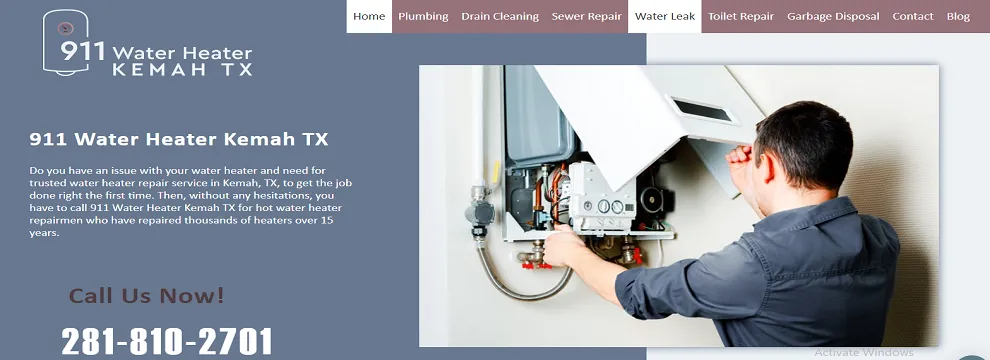 Slide of 911 Water Heater Kemah TX