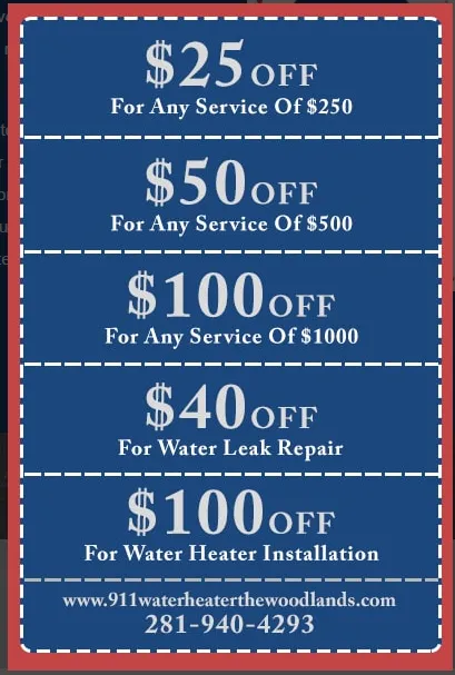 Slide of 911 Water Heater The Woodlands
